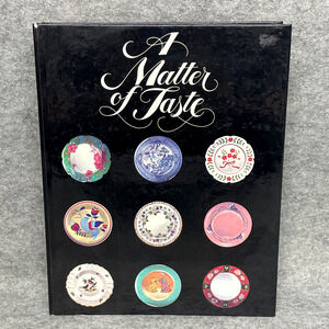 A Matter Of Taste Cookbook Jr League Of Morristown 1989 Recipes Hardback
